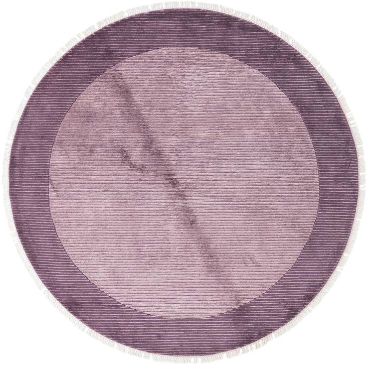 Detail image of 6' 6 x 6' 6 Hand Knotted Darya Wool Round Rug