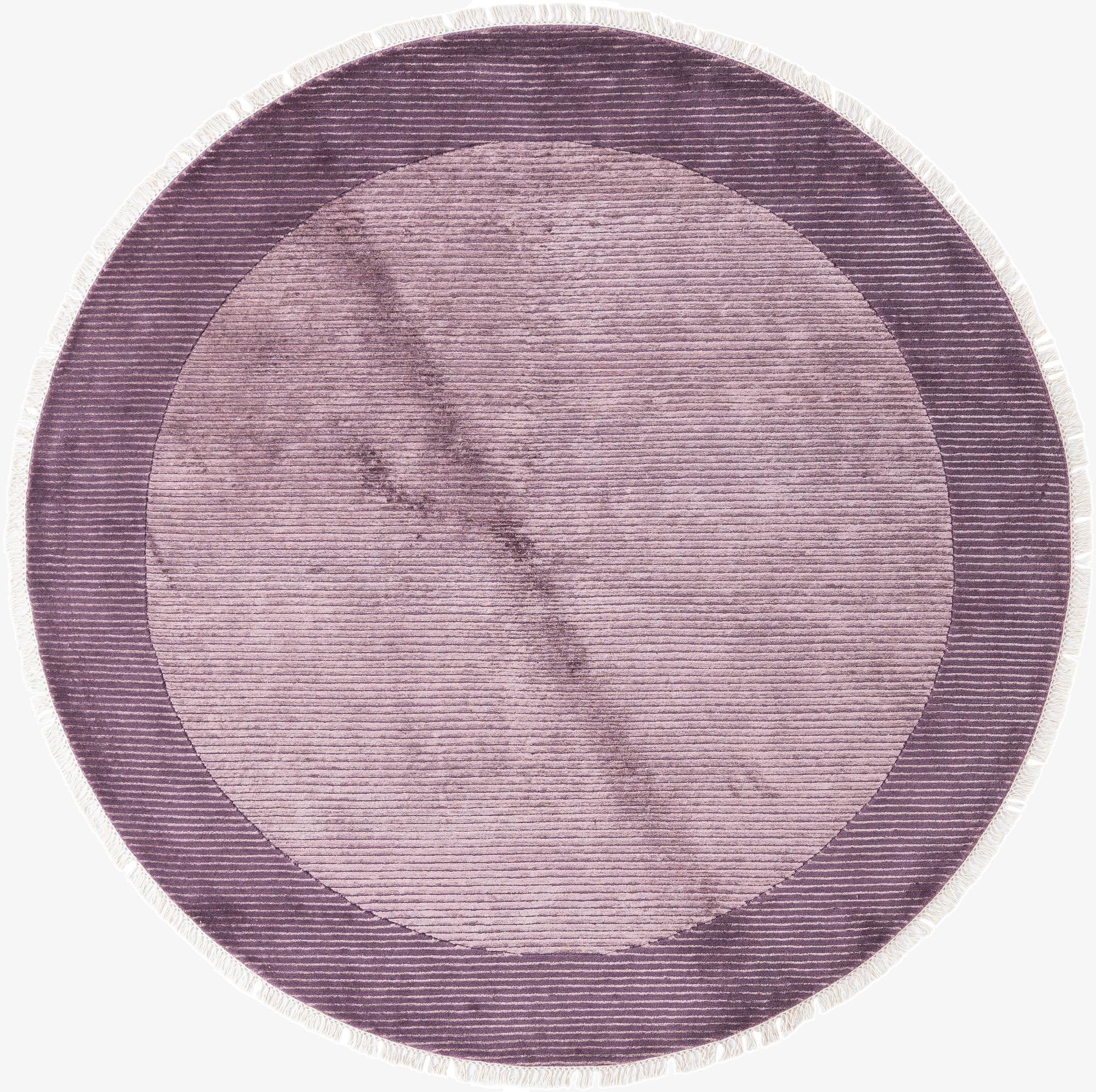 6' 6 x 6' 6  Hand Knotted Darya Wool Round Rug