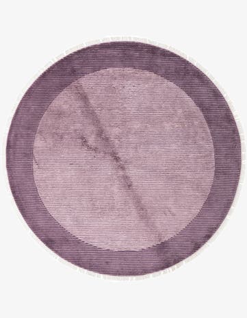 6' 6 x 6' 6 Hand Knotted Darya Wool Round Rug