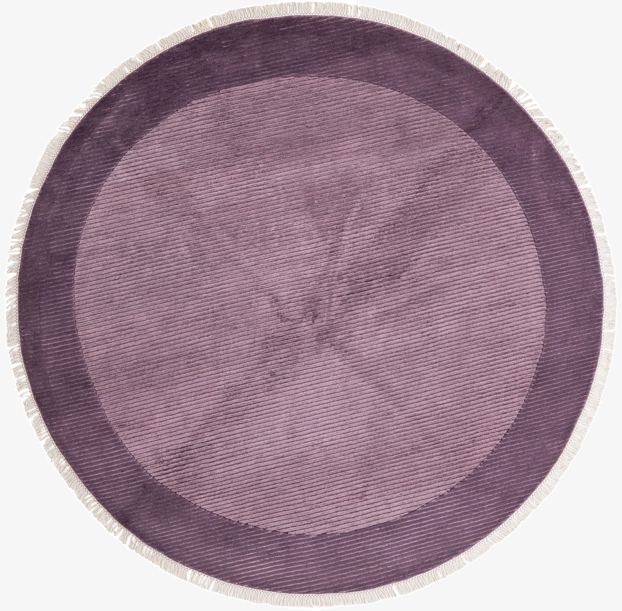6' 7 x 6' 7  Hand Knotted Darya Wool Round Rug