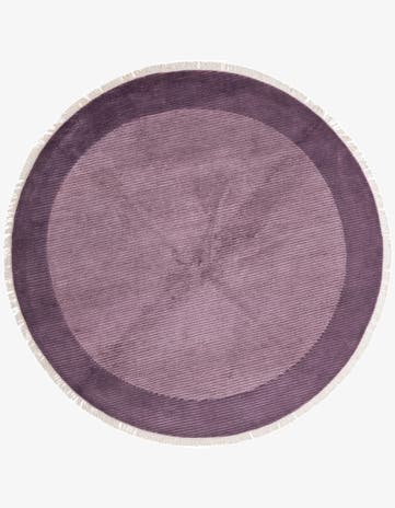 6' 7 x 6' 7 Hand Knotted Darya Wool Round Rug