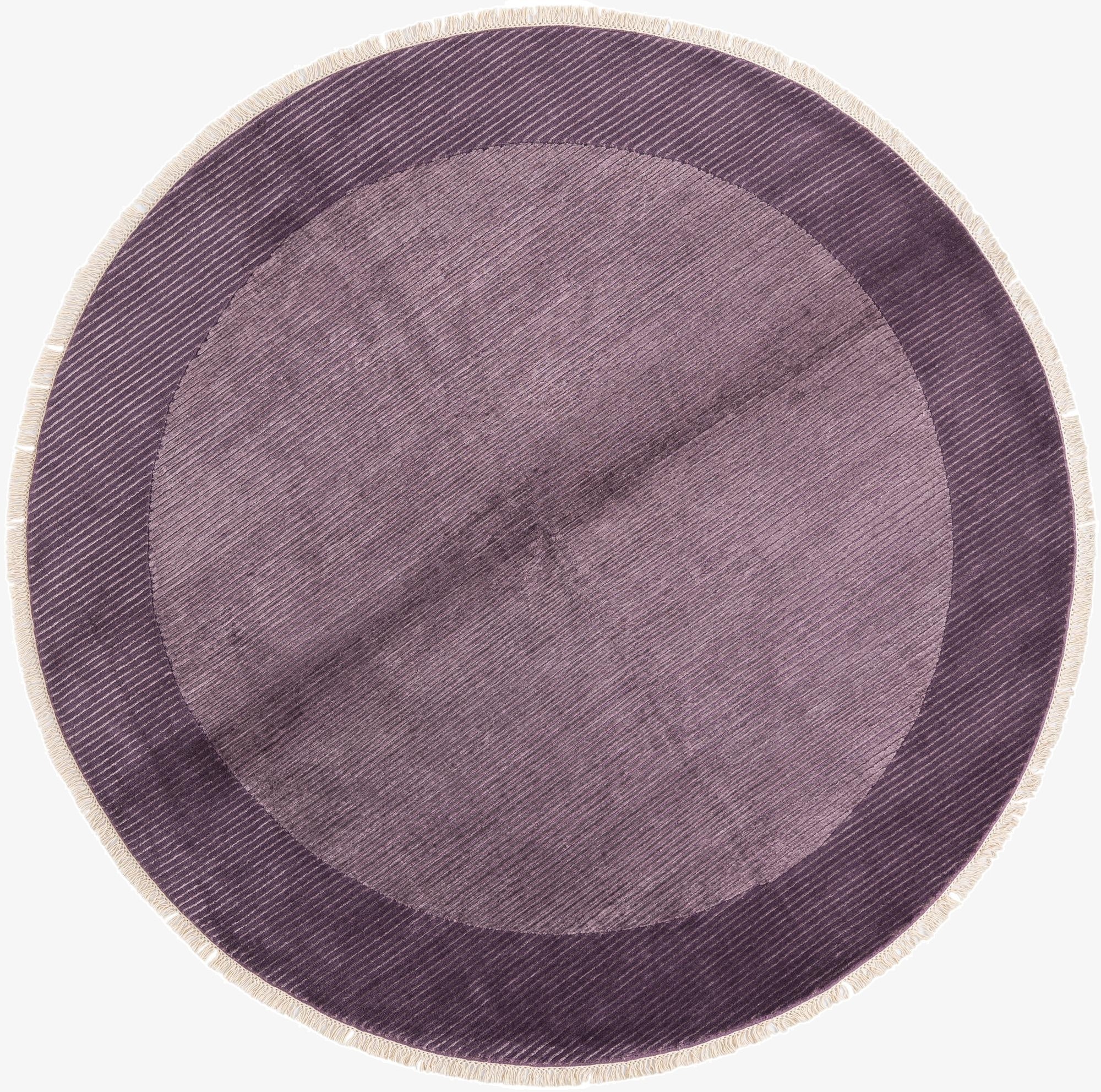 6' 6 x 6' 6  Hand Knotted Darya Wool Round Rug
