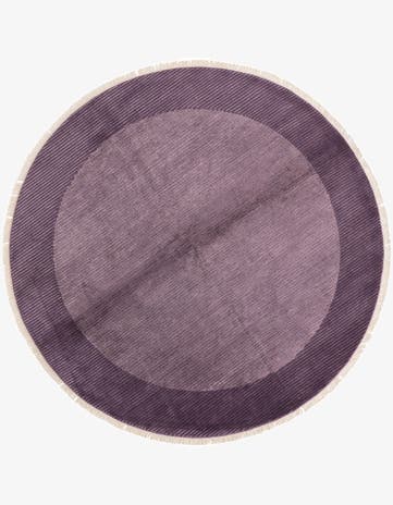 6' 6 x 6' 6 Hand Knotted Darya Wool Round Rug