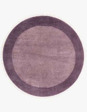 4' 9 x 4' 9 Hand Knotted Darya Wool Round Rug