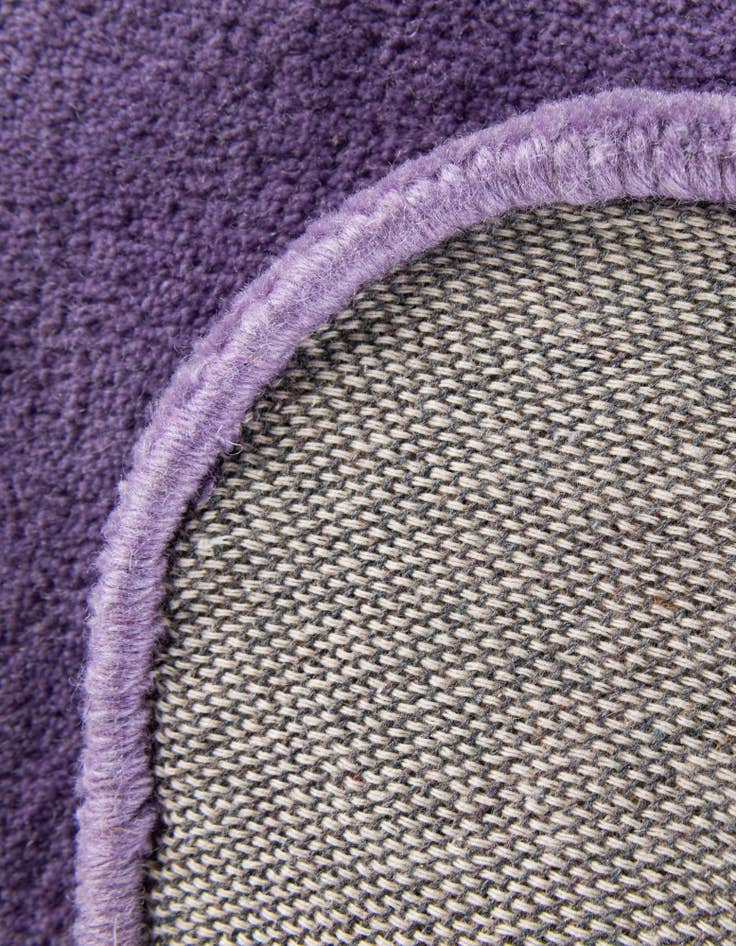 Detail image of 5' 1 x 5' 1 Happy Rugs Funky Flower Wool Round