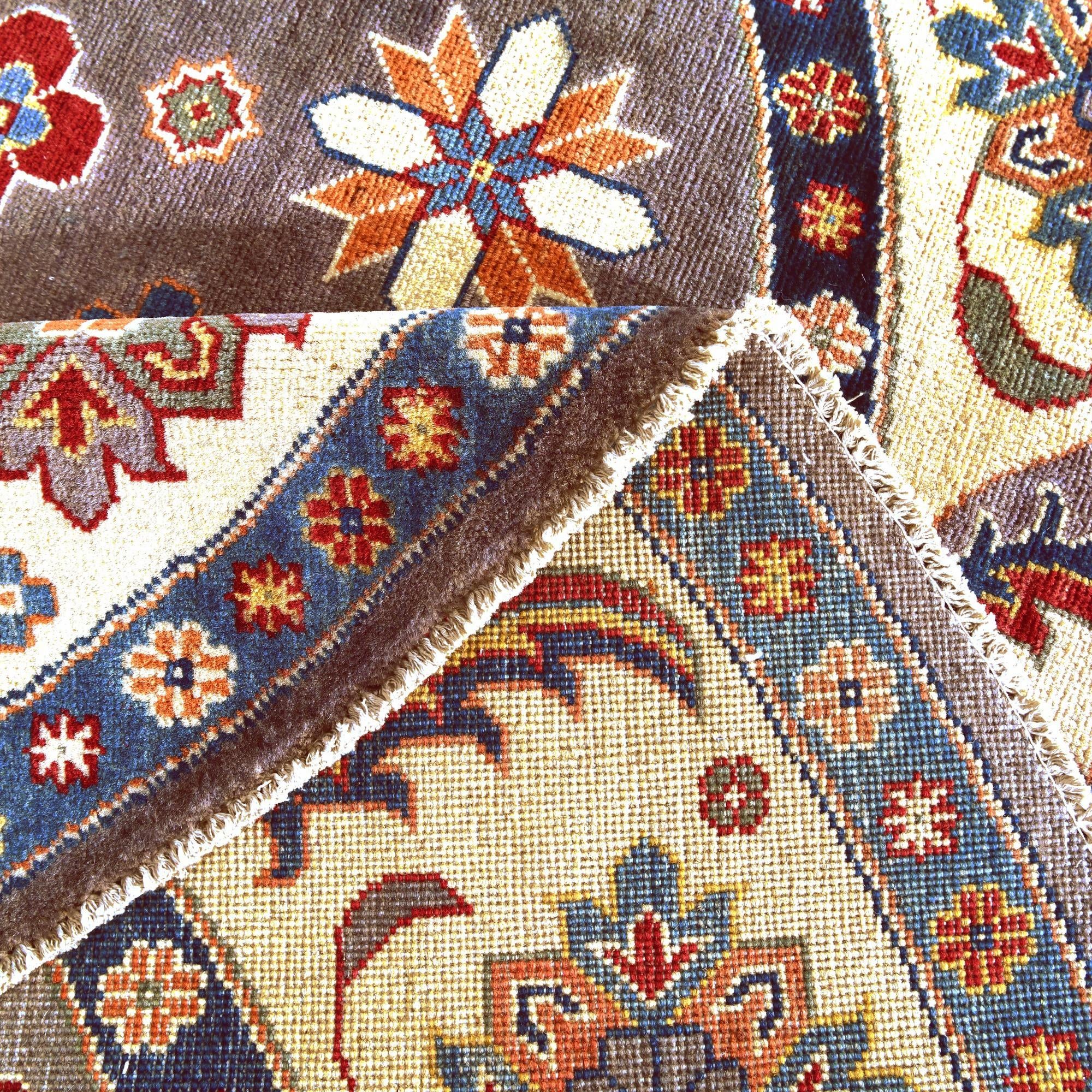 8' 2 x 8' 2 Hand Knotted Kazak Round Rug