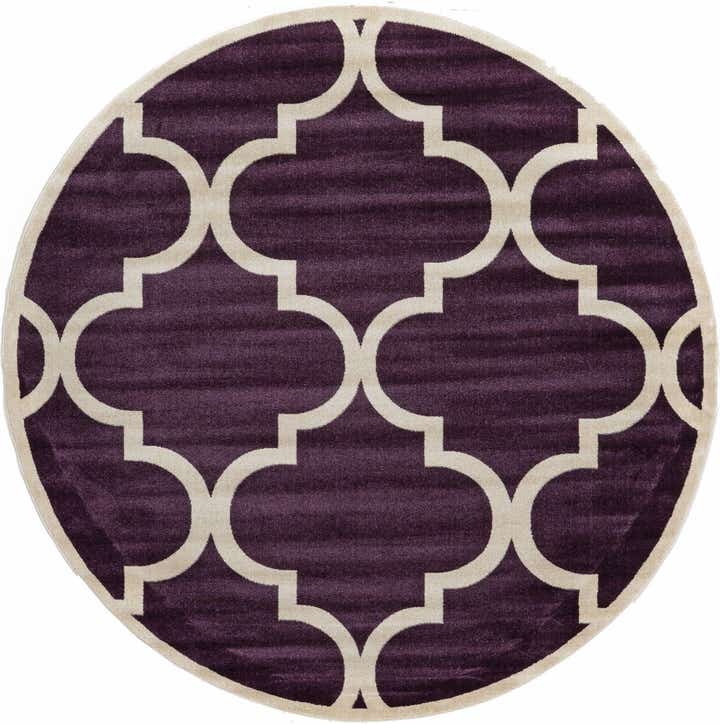 8' x 8' Lattice Round Rug