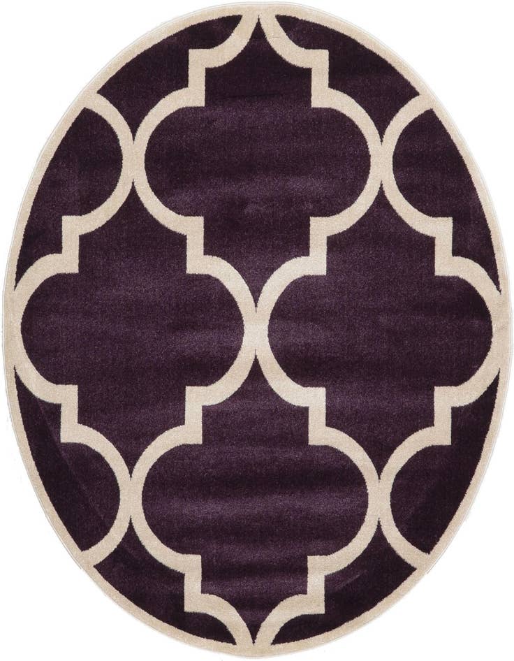 Detail image of 6' x 6' Lattice Round Rug