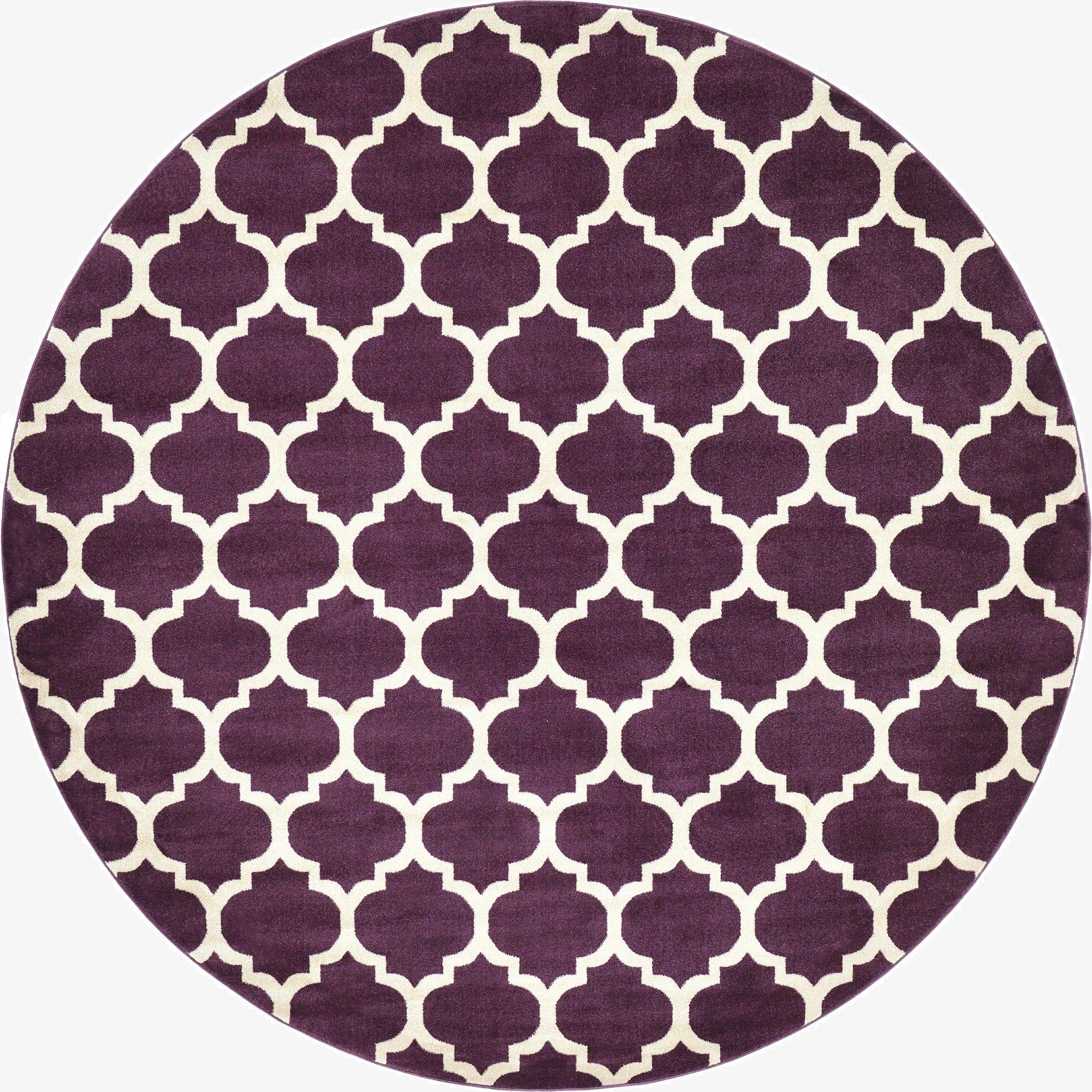 10' x 10' Lattice Round Rug