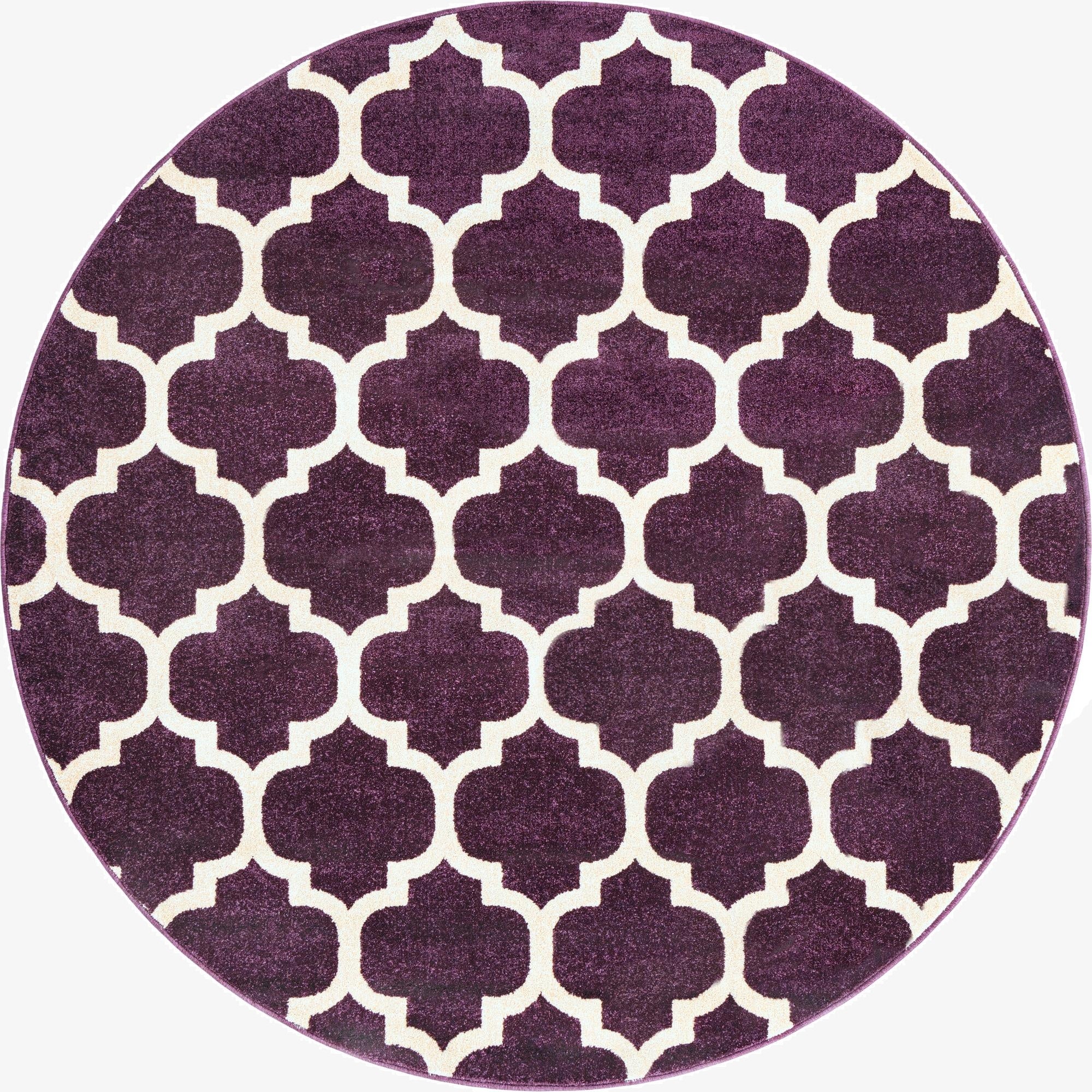 6' x 6' Lattice Round Rug