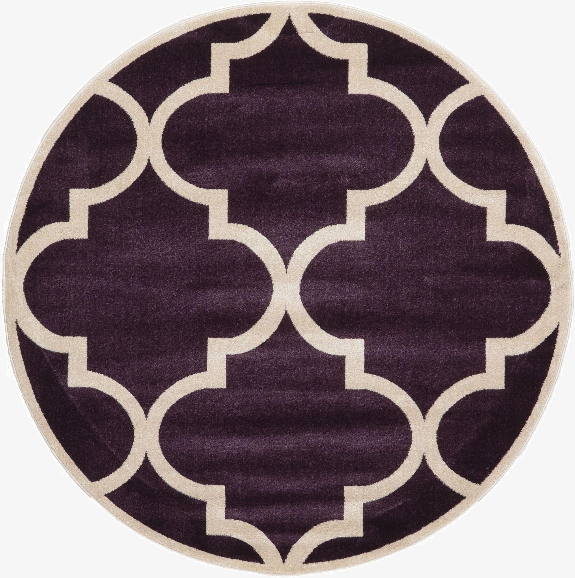 6' x 6' Lattice Round Rug