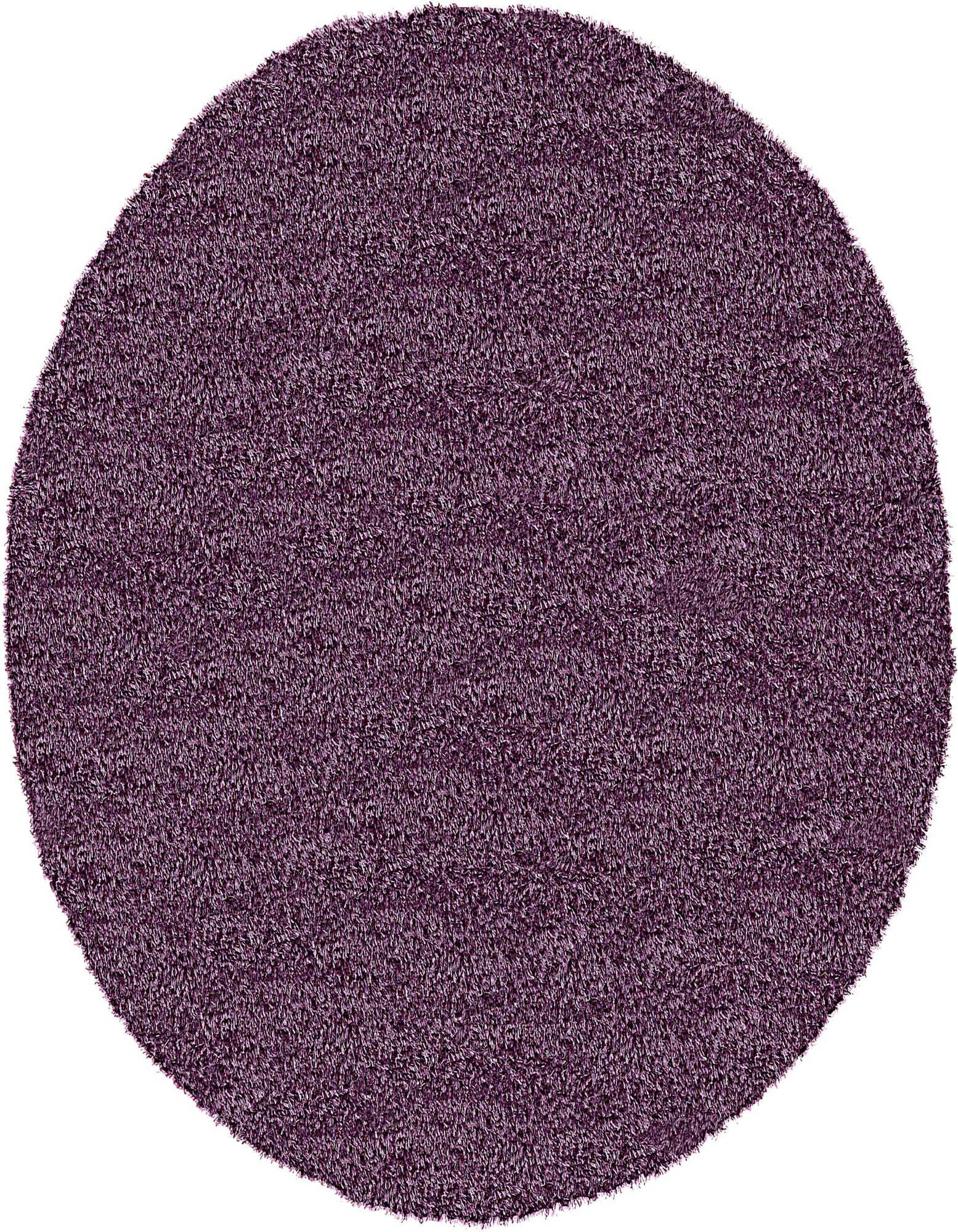 8' x 8' Luxe Solid Shag Round Rug