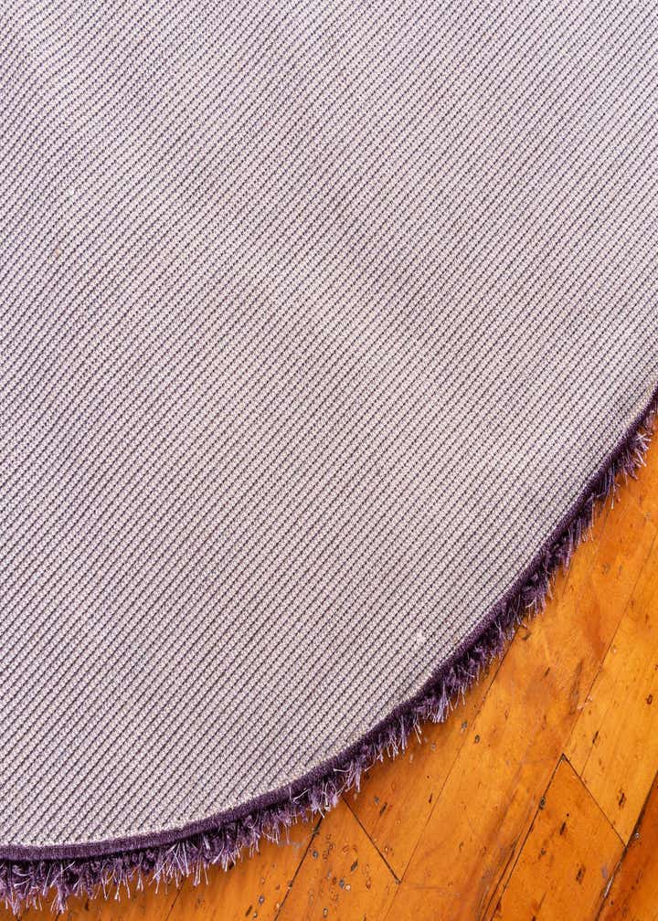 8' x 8' Luxe Solid Shag Round Rug