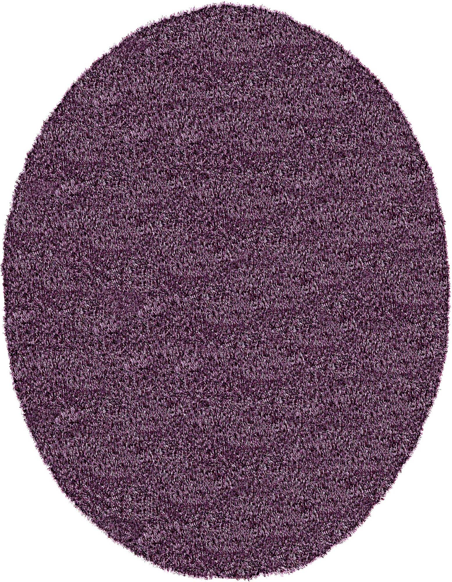 6' x 6' Luxury Solid Shag Round Rug