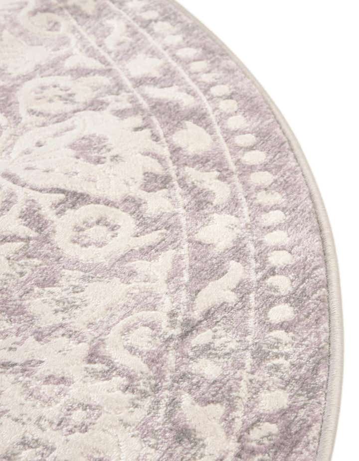 4' x 4' Modern Classical Round Rug