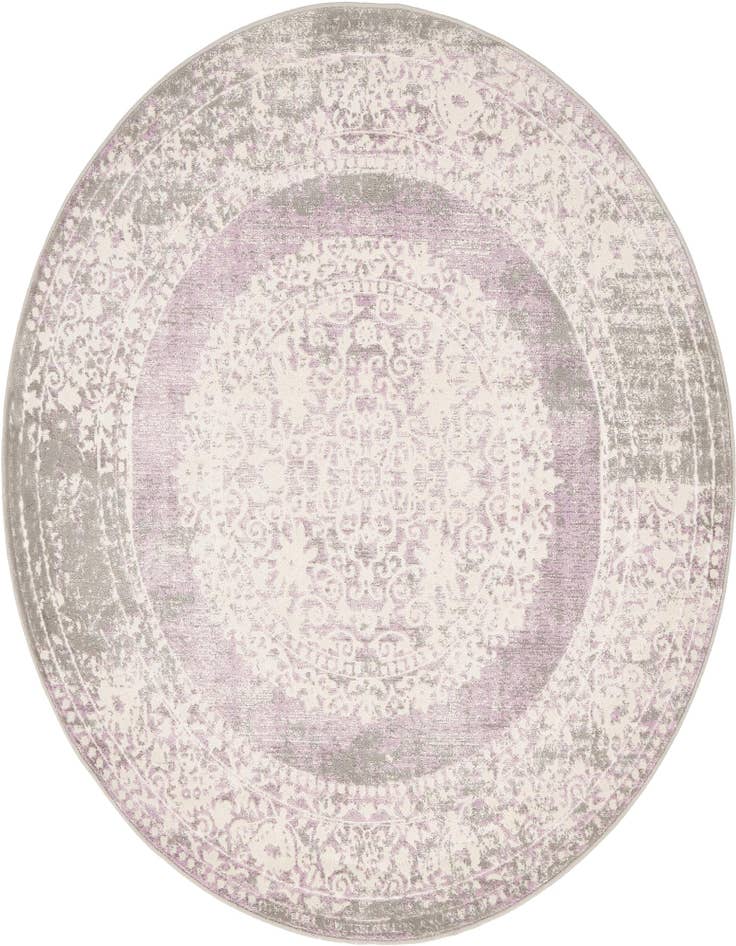 Detail image of 4' x 4' New Vintage Round Rug