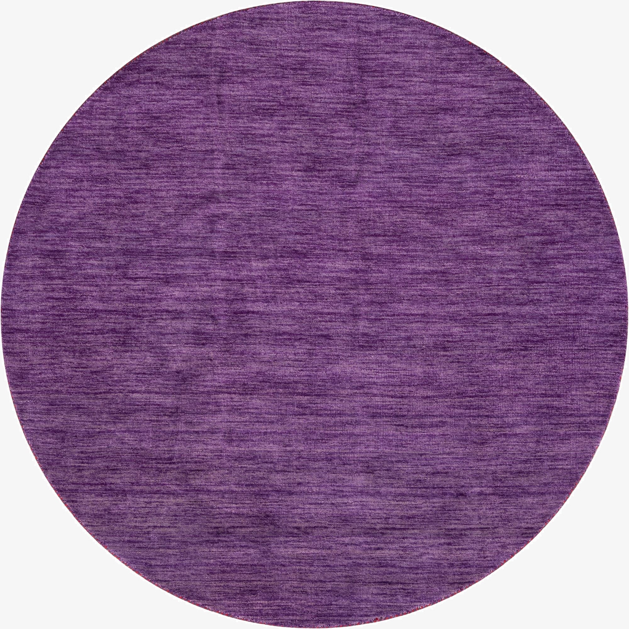 300cm x 300cm  Hand Knotted Solid Gabbeh Wool Round Rug