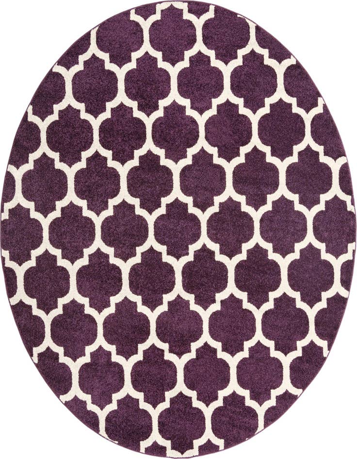 Detail image of 8' x 8' Trellis Round Rug