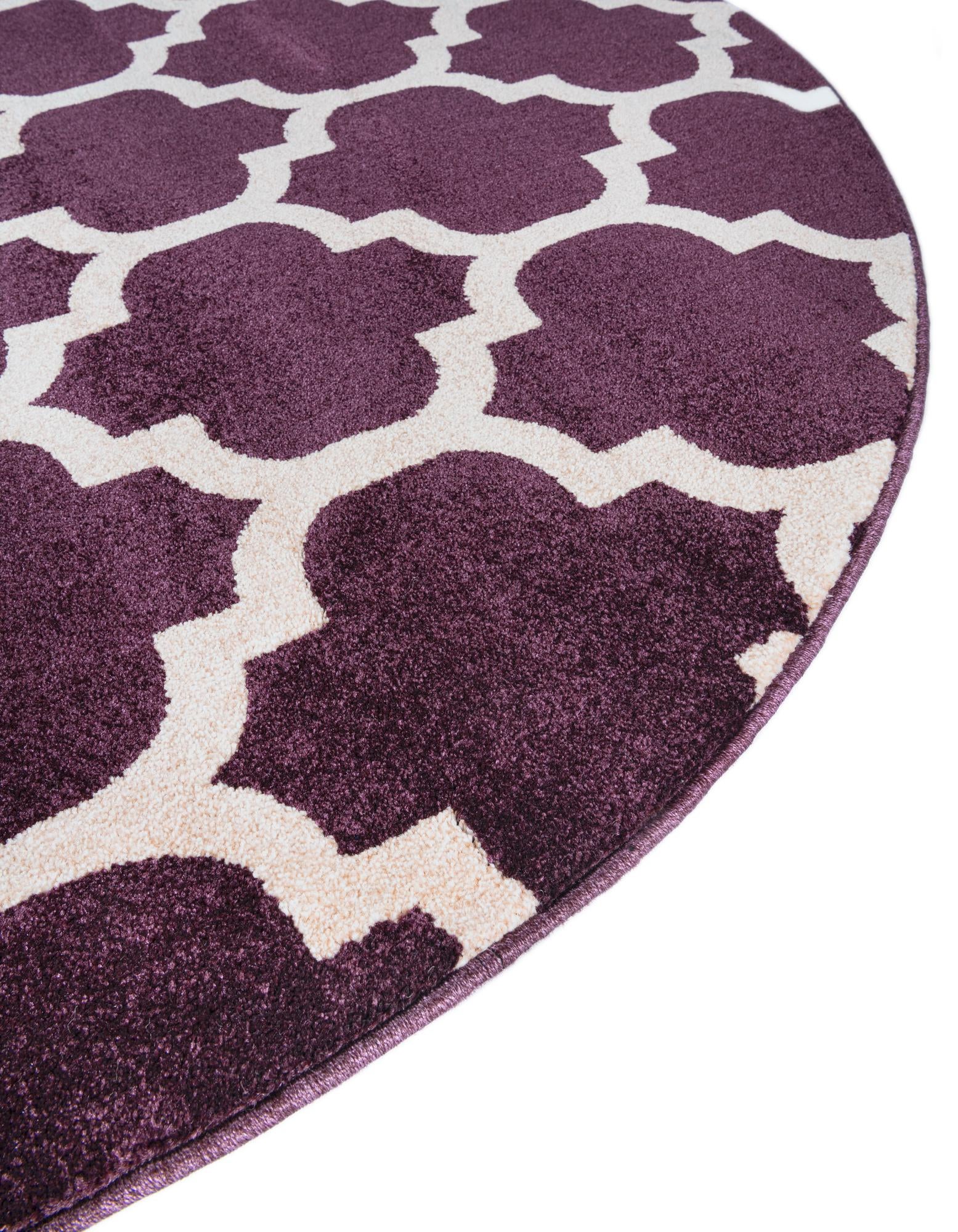 8' x 8' Trellis Round Rug