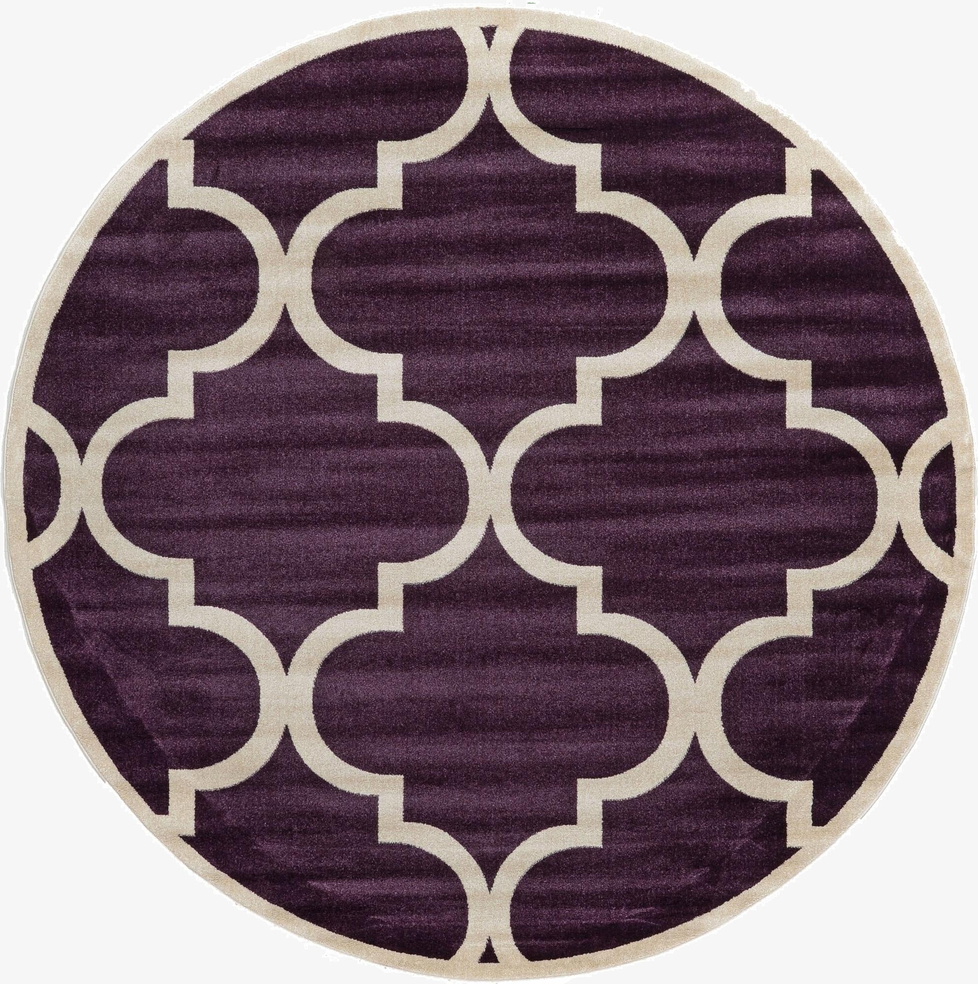 8' x 8' Trellis Round Rug