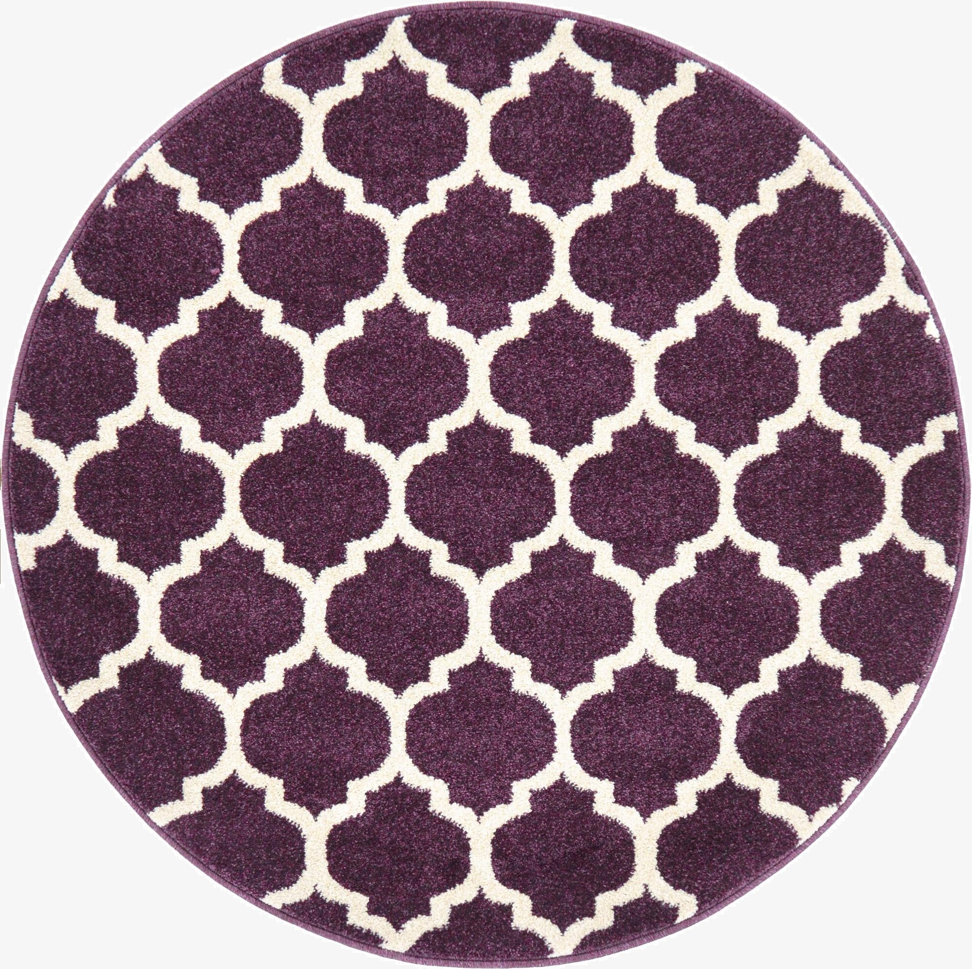 3' 3 x 3' 3 Trellis Round Rug