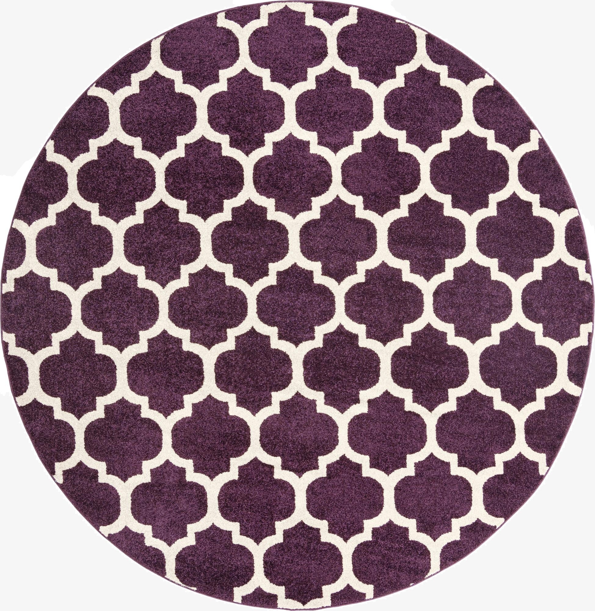8' x 8' Trellis Round Rug