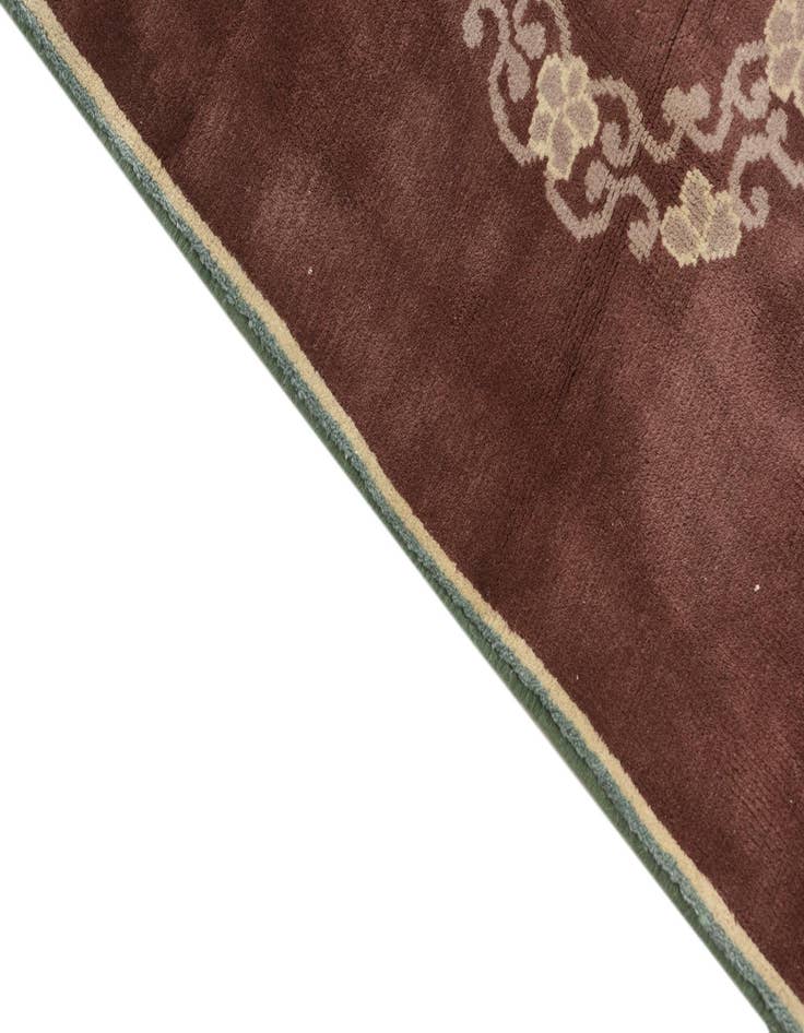 Detail image of 2' 2 x 4' 2  Hand Knotted Antique Finish Wool Runner Rug