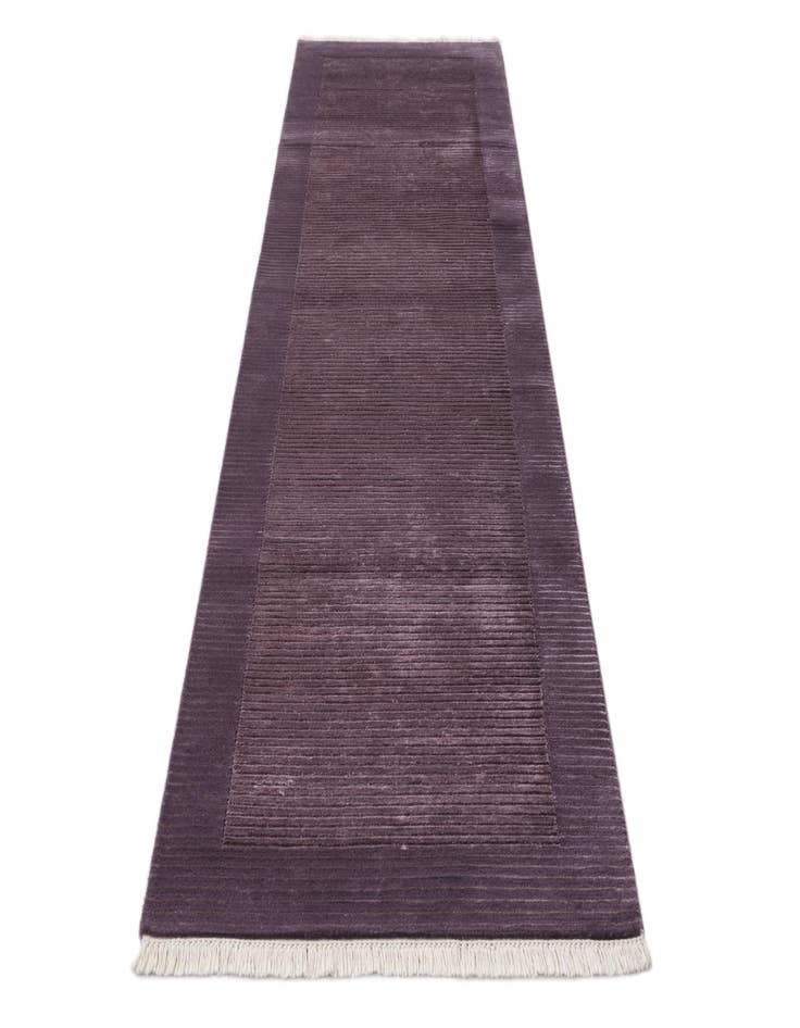 Detail image of 2' 7 x 9' 9  Hand Knotted Darya Wool Runner Rug