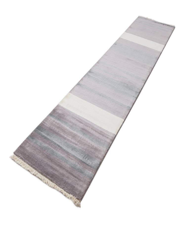 Detail image of 2' 8 x 12' 9 Hand Knotted Darya Wool Runner Rug