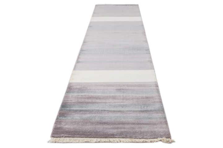 2' 8 x 12' 9 Hand Knotted Darya Wool Runner Rug