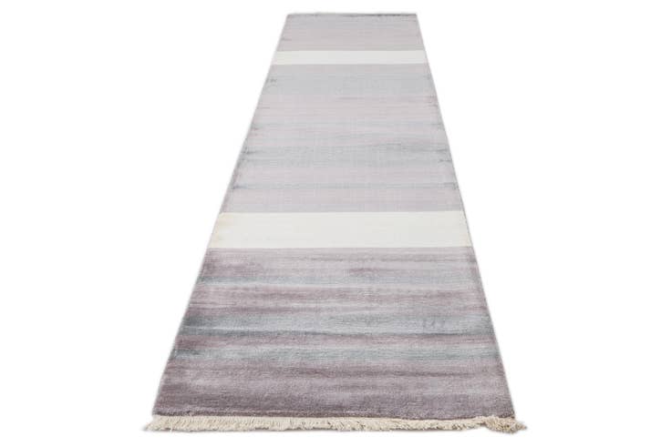 Detail image of 2' 8 x 12' 9 Hand Knotted Darya Wool Runner Rug