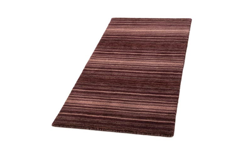 Detail image of 2' 4 x 4' 8 Hand Knotted Gabbeh Wool Runner Rug