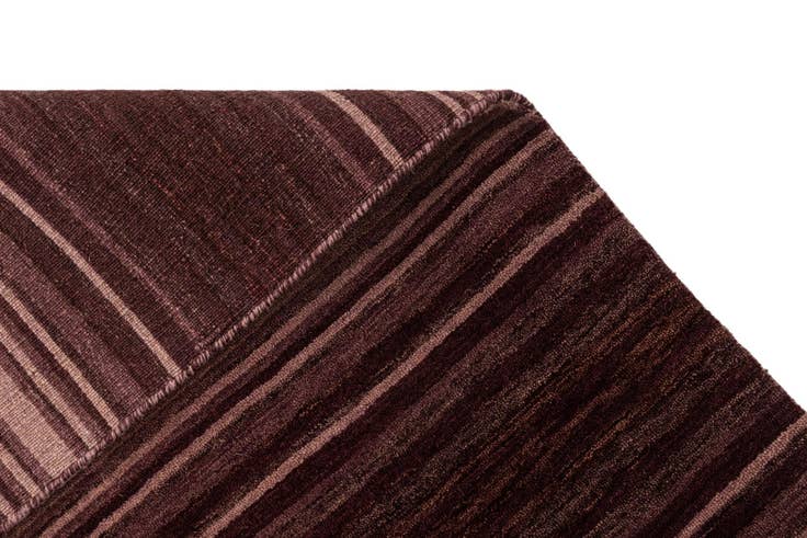 Detail image of 2' 4 x 4' 8 Hand Knotted Gabbeh Wool Runner Rug