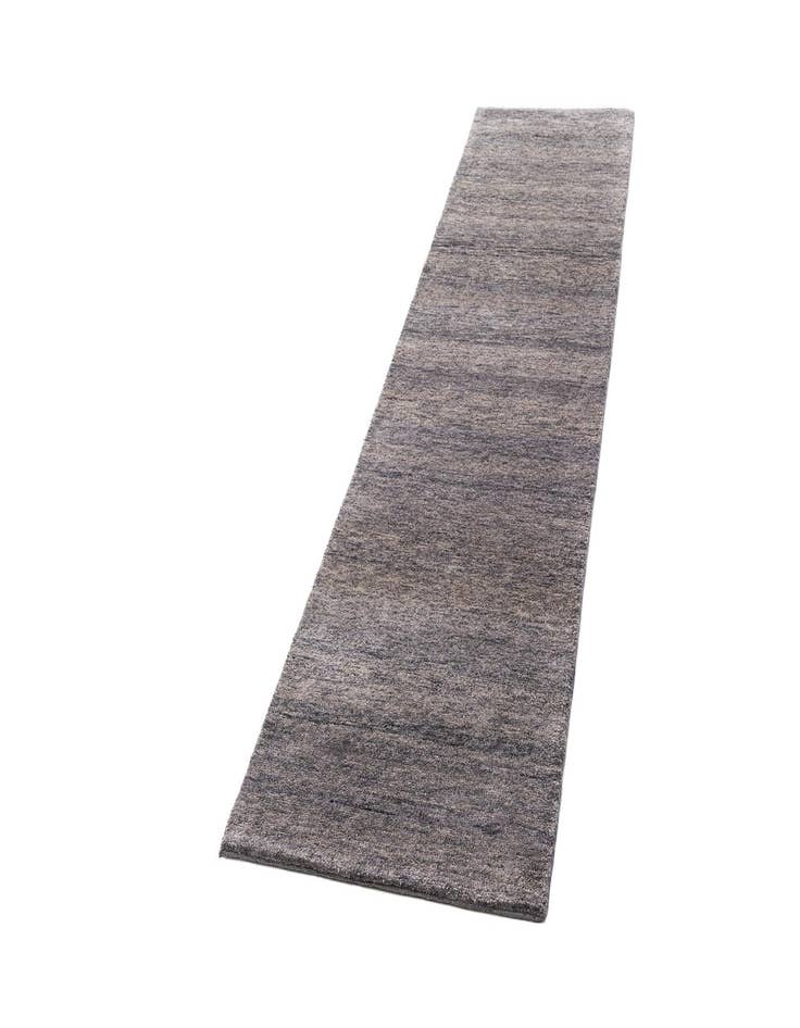 Detail image of 2' 8 x 10'  Hand Knotted Gabbeh Wool Runner Rug