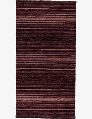 2' 4 x 4' 8 Hand Knotted Gabbeh Wool Runner Rug