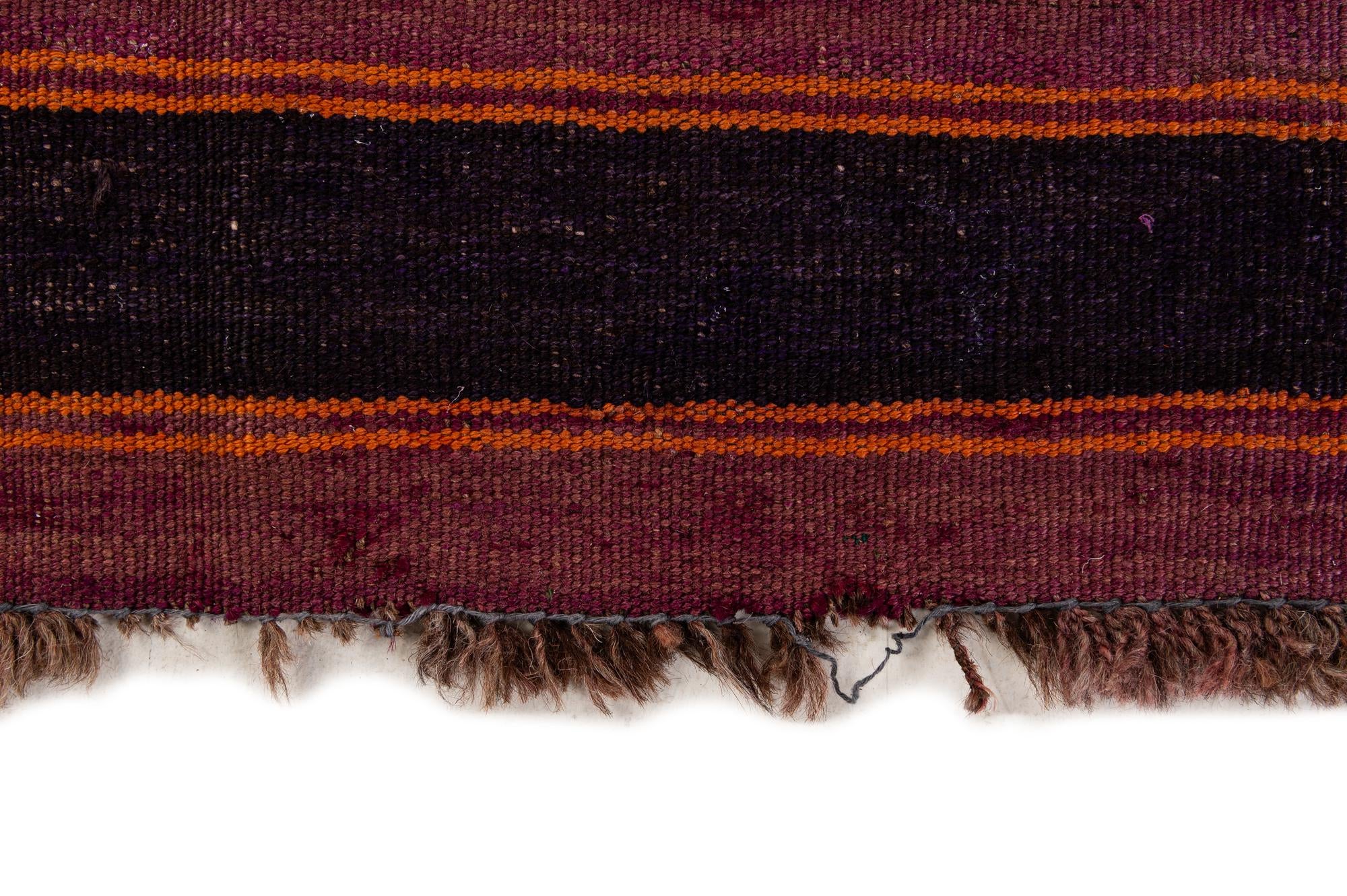 5' x 11' 1 Hand Woven Kilim Fars Wool Runner Rug