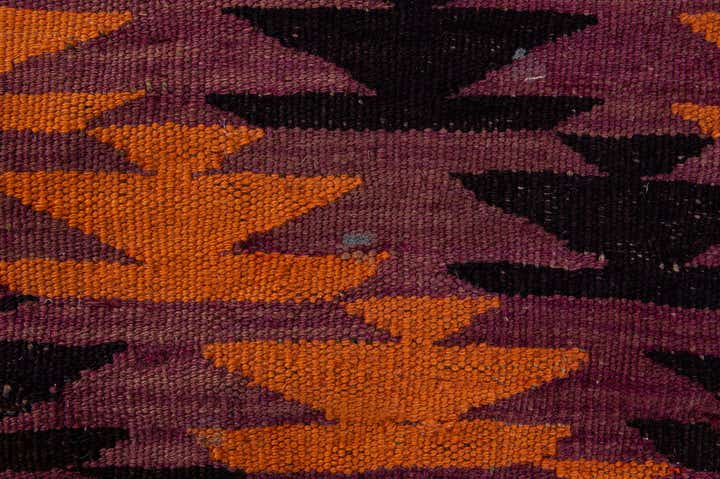 150cm x 340cm Handgewebt Kilim Fars Wolle Läufer Teppich