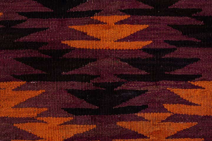 150cm x 340cm Handgewebt Kilim Fars Wolle Läufer Teppich