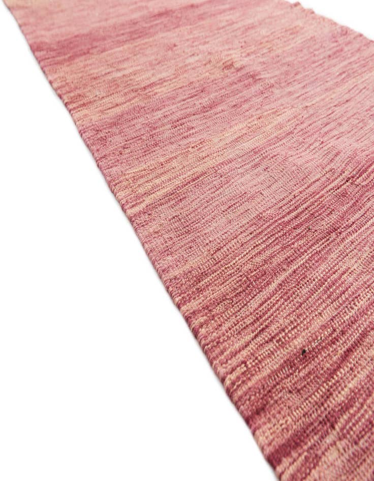 Detail image of 2' 10 x 16' 5  Hand Woven Kilim Modern Wool Runner Rug