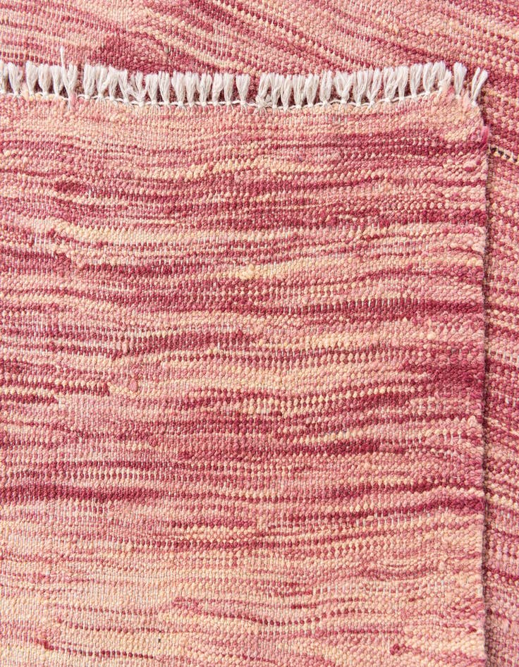 Detail image of 2' 10 x 16' 5  Hand Woven Kilim Modern Wool Runner Rug