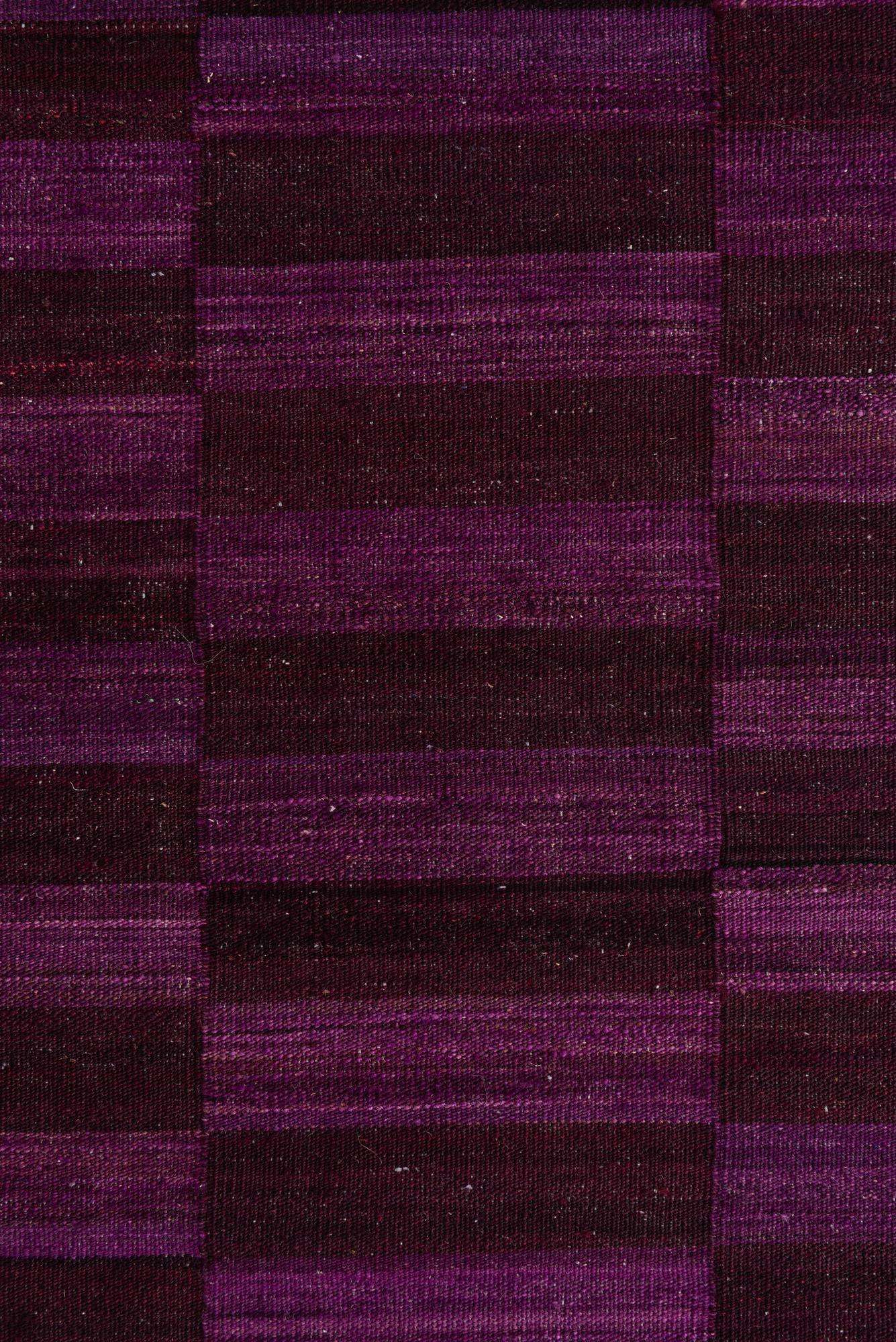 2' 10 x 10' Hand Woven Kilim Modern Wool Runner Rug