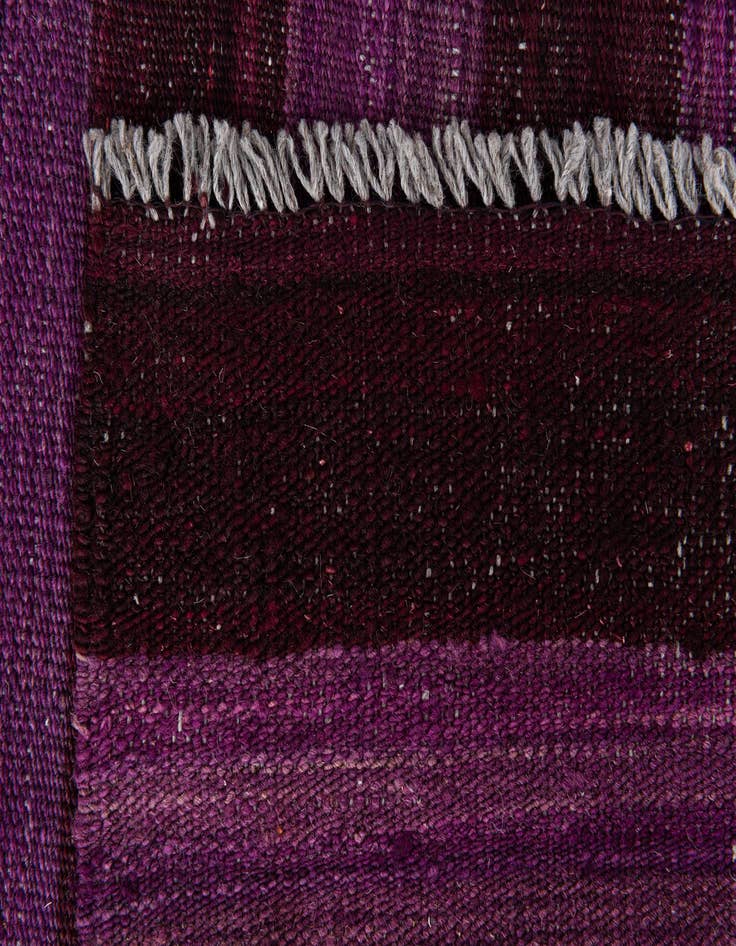 Detail image of 2' 10 x 10'  Hand Woven Kilim Modern Wool Runner Rug