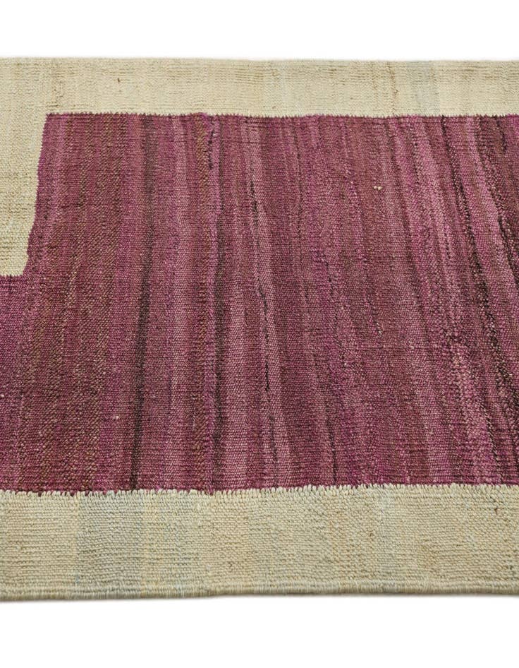 Detail image of 2' 4 x 5' 4  Hand Woven Kilim Modern Wool Runner Rug