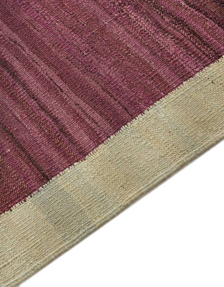 Detail image of 2' 4 x 5' 4  Hand Woven Kilim Modern Wool Runner Rug