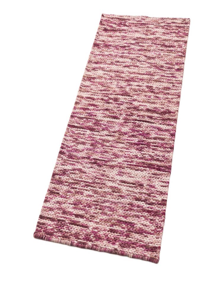 Detail image of 2' 4 x 4' 2 Hand Knotted Lana New Zealand Wool Runner Rug