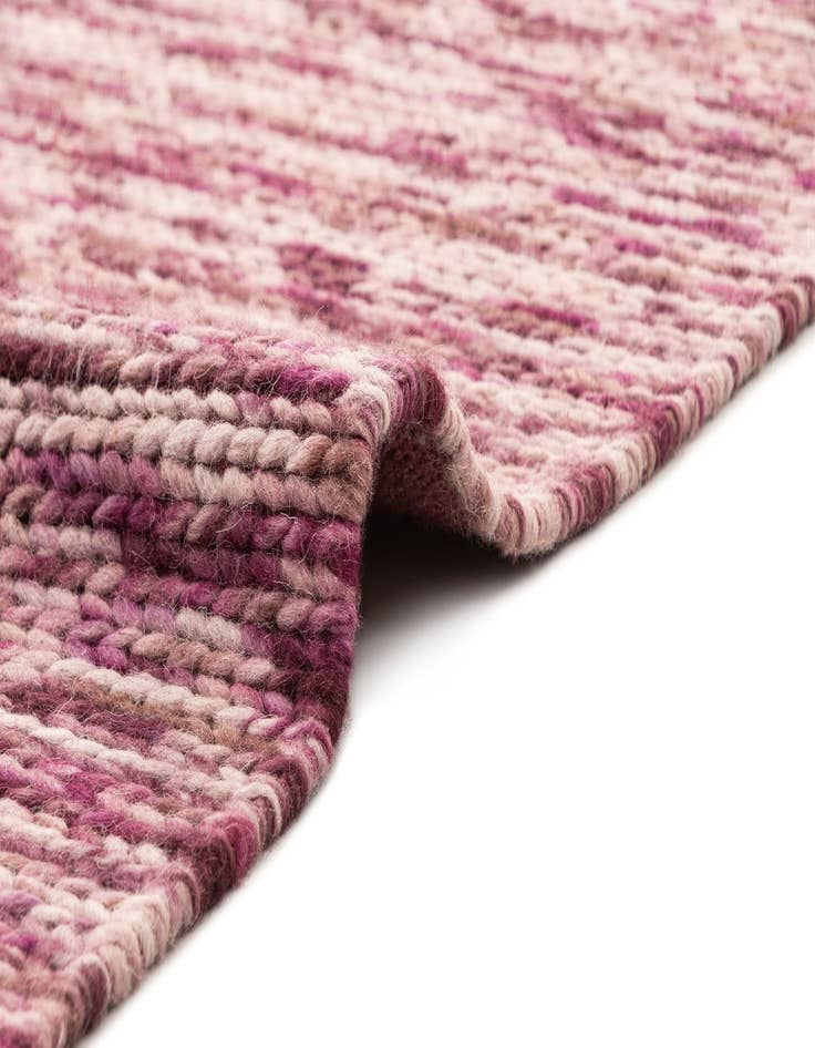 Detail image of 2' 4 x 4' 2 Hand Knotted Lana New Zealand Wool Runner Rug