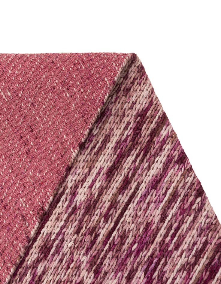 Detail image of 2' 4 x 4' 2 Hand Knotted Lana New Zealand Wool Runner Rug