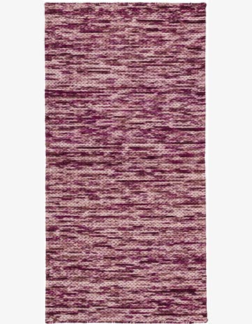 2' 4 x 4' 2 Hand Knotted Lana New Zealand Wool Runner Rug