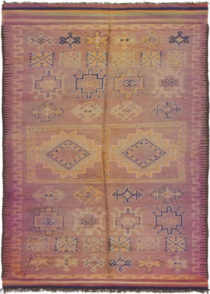 6' 5 x 15' 4 Hand Knotted Moroccan Wool Runner Rug