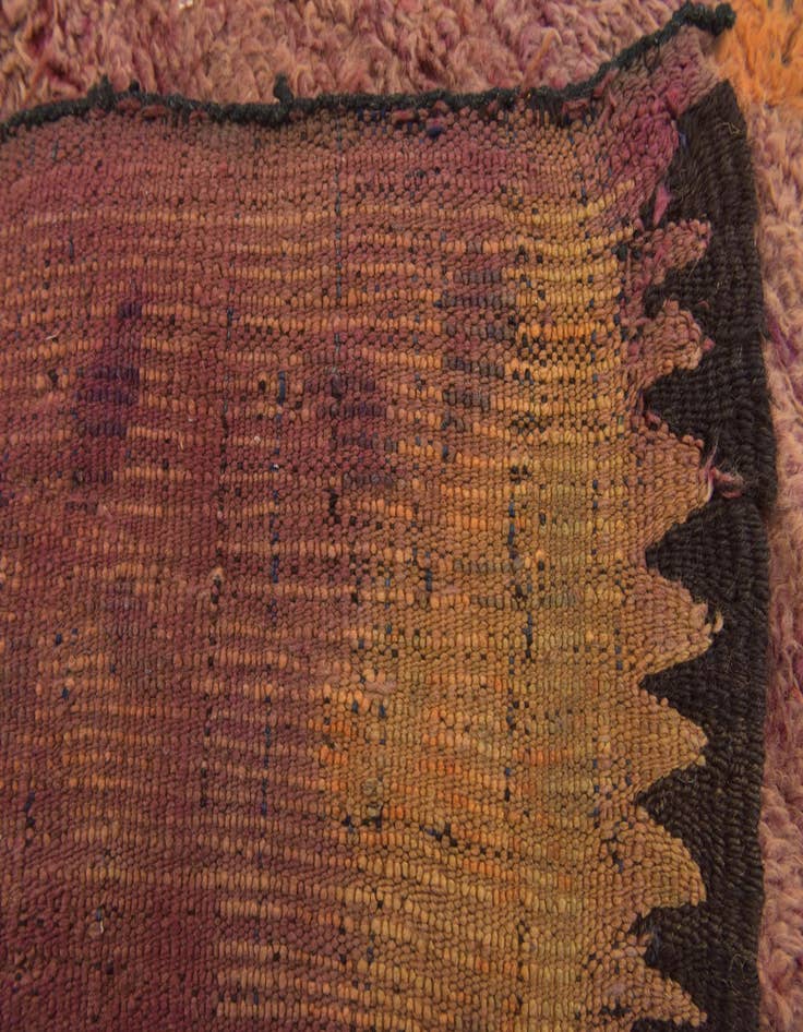 Detail image of 6' x 14' 4  Hand Knotted Moroccan Wool Runner Rug